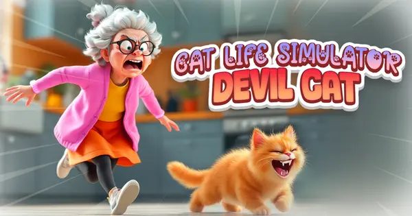 Cat Life Simulator Devil Cat Gameplay Moment