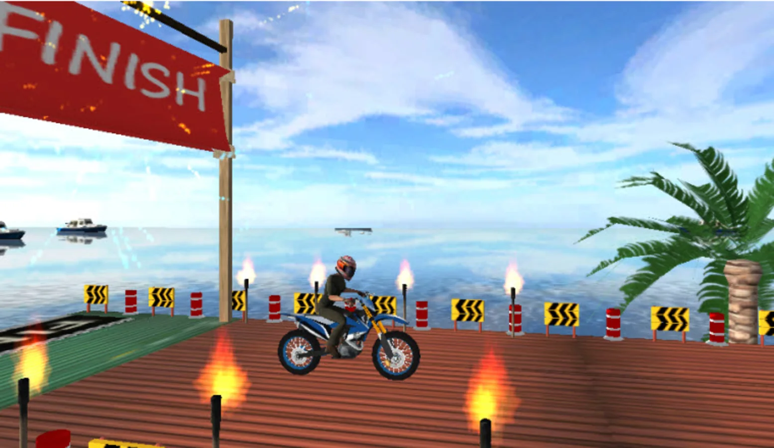 Ramp Xtreme showing a vehicle performing aerial stunts